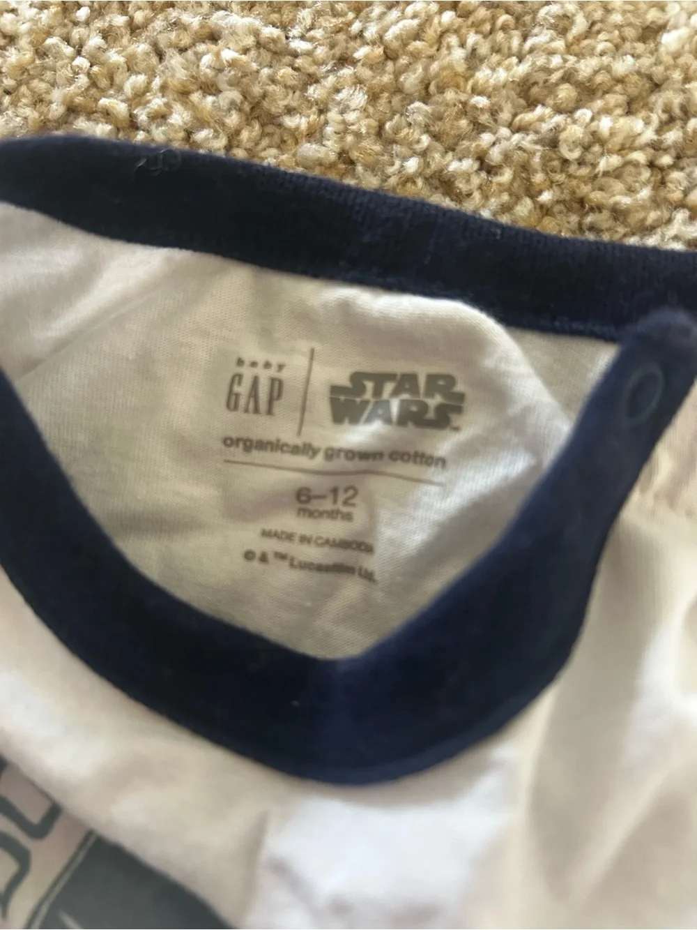 Baby Gap Star Wars Onesie and Pants 6-12 months